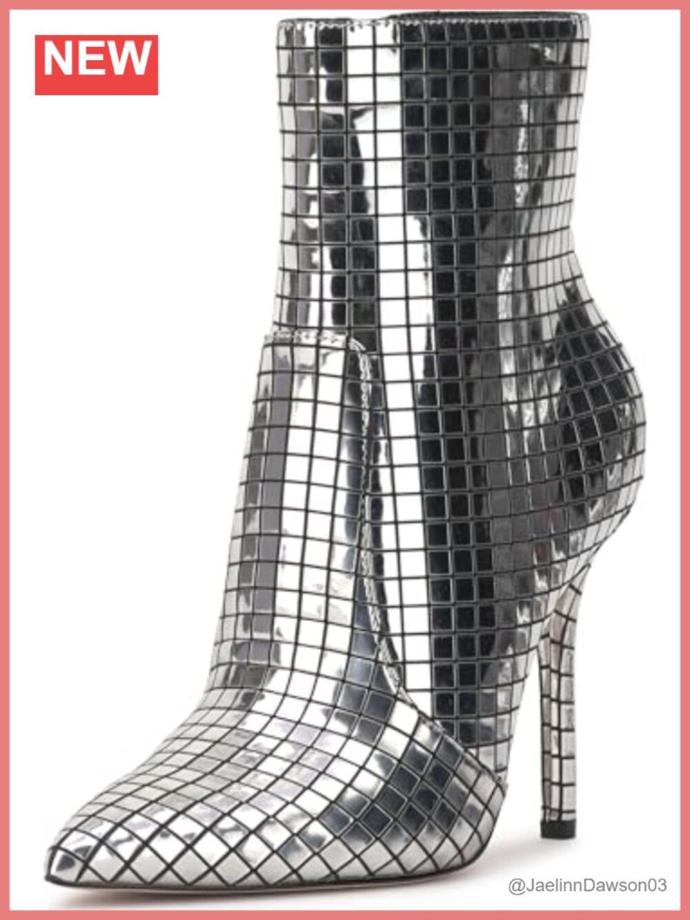 Pointed Toe Stiletto Heel Ankle Bootie with Zip Closure